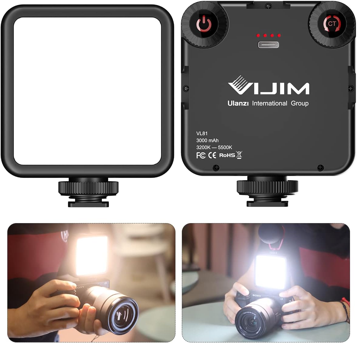 VL-81 LED Video Light w Softbox
